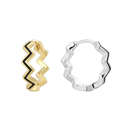 EH1561 Irregular Geometric Earrings for Women's New Trendy and Personalized Design Simple Temperament Earrings