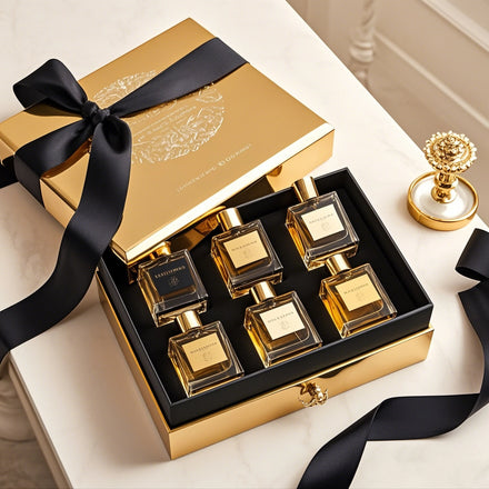 Luxury High-End Beauty Skin Care Paperboard Folders with UV Coating for Perfume Packaging
