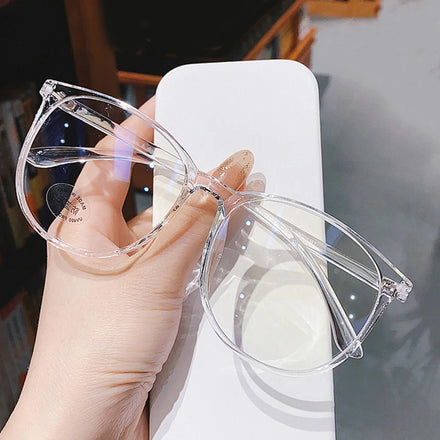 Fashion Frames for Eyeglasses Round Large Frame Myopia Glasses Simple Lightweight Anti Blue Light Eyeglasses Frames Wholesale