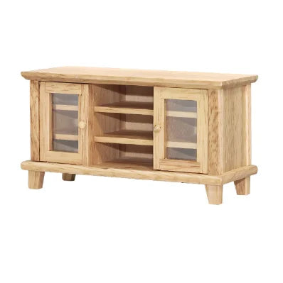 1/6 1/12 Doll House Simulation Mini Living Room Storage Cabinet TV Cabinet Model Decor
