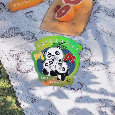 Customized Ins Style Stickers Handbook Diy Stickers Holographic Die-Cut Handbook Decoration Cute Vinyl