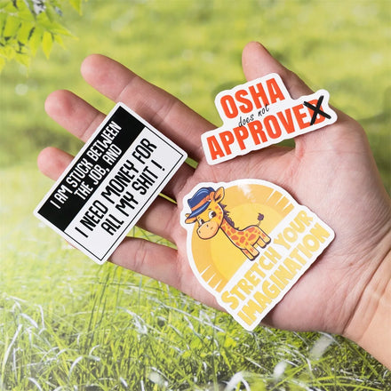 Custom Printed Cartoon Holographic Shredded Stickers Vinyl Glossy Die-Cut Stickers Die-Cut Vinyl Stickers
