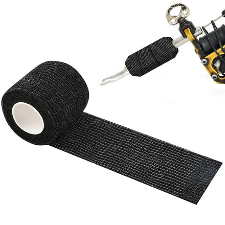 Disposable Non-Woven Tattoo Grip Wrap Cover Self Sticking Athletic Bandage for Machine Accessories