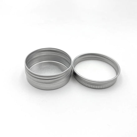 Cosmetic Packaging 5ml 10ml 30ml 50ml 60ml 80ml 100ml Round Tin Box Container Wax Can Aluminum Jar With Screw Cap