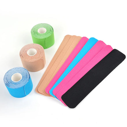 20 Strips 5cm*25cm Kinesiology Tape Precut Athletic Sports Strips with Strong Glue