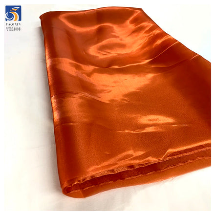 YX1386-1 Super Soft Coffee Brown Polyester Water Glossy Transparent Liquid Organza Fabric for Beautiful Skirt