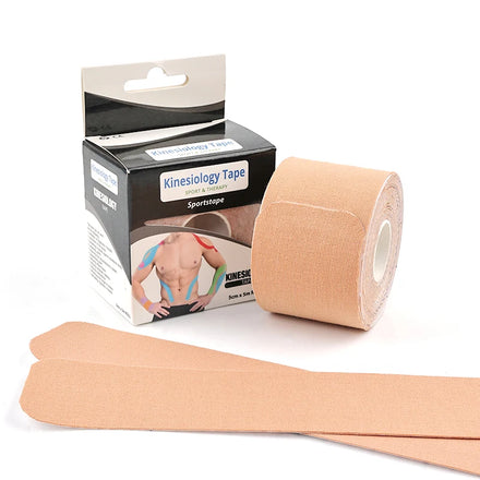 20 Strips Cotton Elastic Kinesiology Precut Tape Wrist Pain Roll Sports Tape for Muscle Support