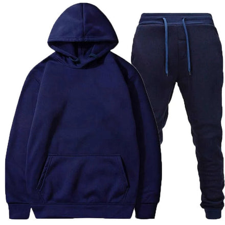Oem Customized logo Design Sports Suit Sweatshirt New Solid Color Pullover Sweatshirt Suit Fashion Fleece Men's Hoodie