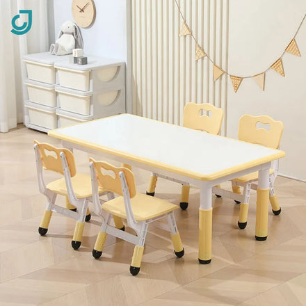 Wholesale Kindergarten Furniture Square Classroom Study Desk Set Student Furniture