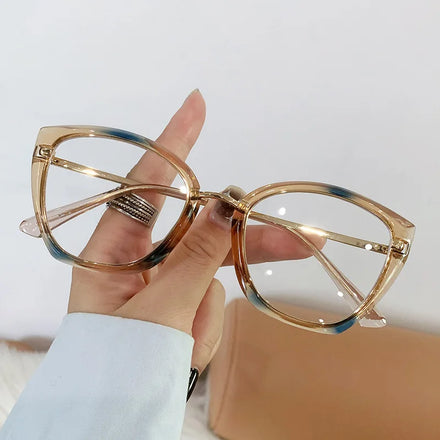 Hot Selling Gradient Color Women Photochromic Photogray Anti Reflet Eyewear with Spring Hinge