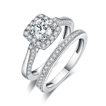 Mens Jewelry Moissanite Diamond RING for Couple Wedding 925 Sterling Silver Engagement Band with Round Stone GRA Certificate