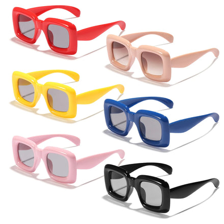 New Fashion Multicolour square Frame Children's Sunglasses Inflatable Funny Party Eyeglasses Personality Cute Kids Sun Glasses