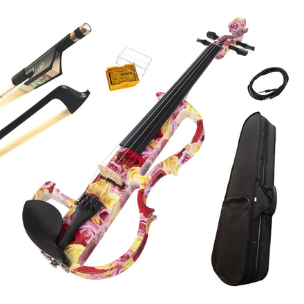 Kinglos-Handmade Violin Factory Price Solid Wood Handcrafted Electric Violin