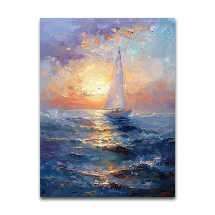 Custom Hot Sell Modern Thick Oil Texture Impressionism Acrylic Hand-painted Texture Wall Art Style of Monet
