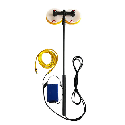 Zhenda Factory Double Head Aluminum Pole 5.5m Brushless Motor AC Power Version Solar Panel Automatic CleaningTool Equipment