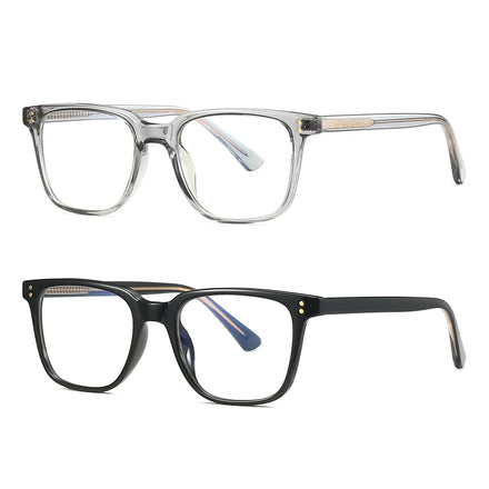 Fashion Transparent Frame for Glasses Metal Insert Student Opticl Myopia Anti Blue Light TR90 Square Eyeglasses Frames Wholesale