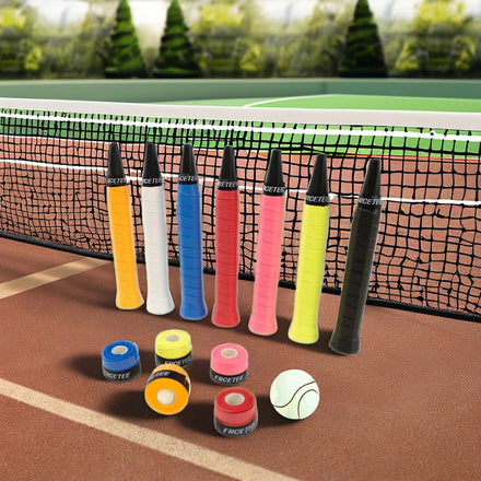 FRCETEE Wholesale Custom Dry Feel Tennis Badminton Sport Padel Racket PU Overgrips 0.60/0.70mm Thickness 1100x2.5x0.6mm Size