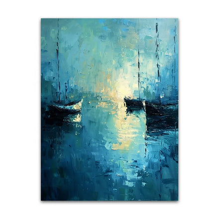 Wholesale Hot Sell Modern Thick Oil Texture Impressionism Acrylic Hand-painted Texture Wall Art Style of Monet