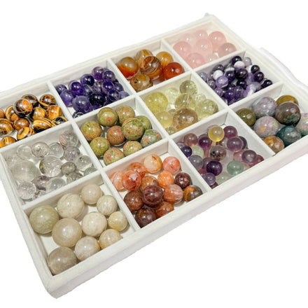 Wholesale Natural Rose Quartz Crystal Mini Sphere Miniature Little Crystal Ball for Healing
