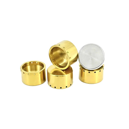 CNC Machined Titanium Alloy TC4 Motorbike Piston Pair of Two and Four 30/32/34 Large Abalone Piston