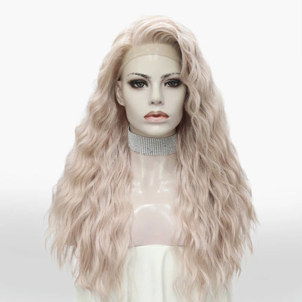 Celebritywig Daily Wearing Lace Front Synthetic Wigs Honey Blonde Highlight Synthetic Natural Looking Lace Front Wig