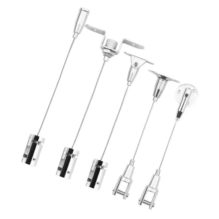 Industrial Grade Acrylic Hanging Clip for Wire Rope Billboard Glass Hanging Code Hook