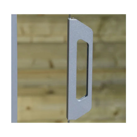 Self-clamping Handle for 10 mm Glass Anthracite Handle for Sliding Door and Sliding Wall