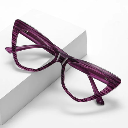 China Fashion Trendy Acetate Eyeglasses Glass Optical Frames New Design Spectacles