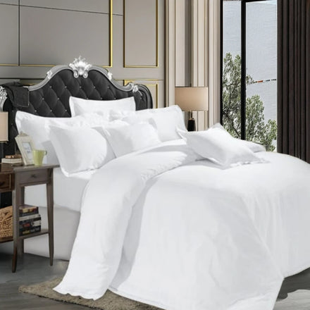 American Style 100% Organic Cotton Bedding Set Nature-inspired Plain Fabrics Solid Colors Woven Technics OEKO-TEX Certified