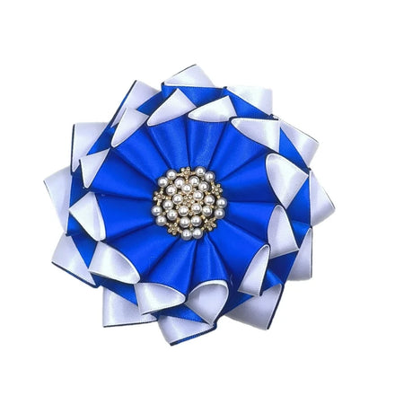 Kimmy ZA Flower Crystal Rhinestone Brooch Pin-Unisex Greek Sorority Gift for Anniversary