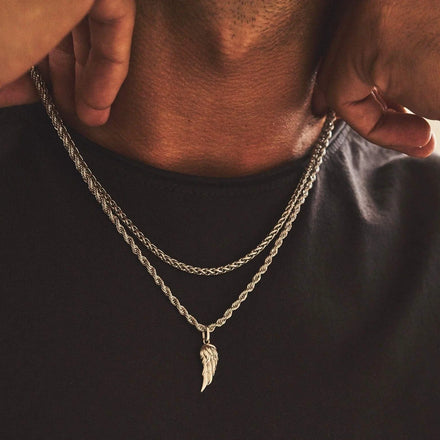 COOL Custom Titanium Gold Plated Jewelry Fine Jewelry Stainless Steel Waterproof Fashion Necklaces for Men