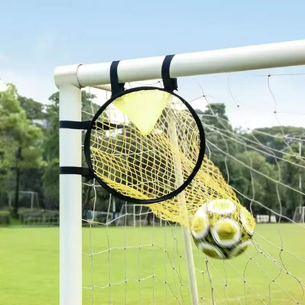 FDFIT Football Training Target Net Portable Durable Metal Frame Soccer Goal Practice Throwing Shooting Accuracy Polyester