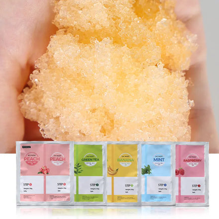 Lavender Vegan Hyaluronic Acid Foot Bath Salt Crystals Gel Spa Mask with Honey & Milk Rose-Exfoliating Whitening Moisturizing