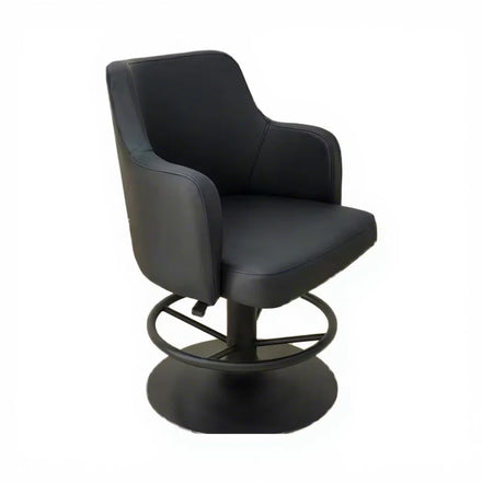 Best Selling Modern Leather Swivel Chair for Casino and Poker Adjustable for Home Bar Hotel Dining Living Room Workshop Use
