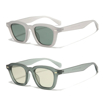 Fashion High Quality Sunglasses Men Square Scrub Frame Retro Outdoor UV400 Wholesale Custom Logo Sunglasses Designer Sunglasses