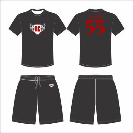 Men's Breathable Quick Dry Soccer Training Jersey Custom Printed Team Name Logo Short Sleeve Uniform Set 100% Polyester Custom