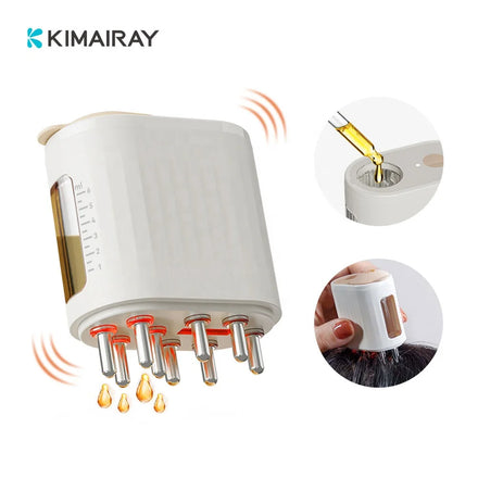 Kimairay Electric Mini Portable Scalp Massage Comb Brush for Hair Growth & Scalp Oil Application Hotel Use