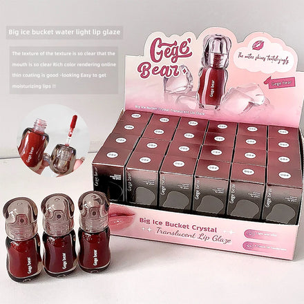 Gege Bear OEM/OBM Mirror Surface Reveals Tender and Plump Lips Crystal Transparent Water Gloss Lip Glaze