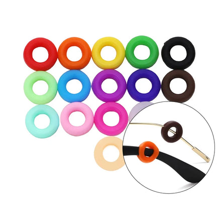 Wholesale Glasses Accessories Silicone Anti slip Rings Suitable for Work Study Student Sports slip Eyeglasses Accessories