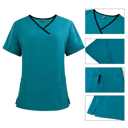 Bangladesh China Factory Price Custom Logo Embroidery Short-sleeved Hand Washing Uniform Hotel Uniform Hotel Stuffs Uniform