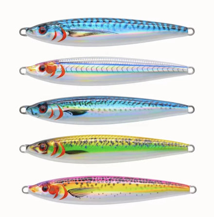 40g Slow Jigging Lures Isca Metal Jig Luminous Iron Plate Sinking Lead Fishing Lure