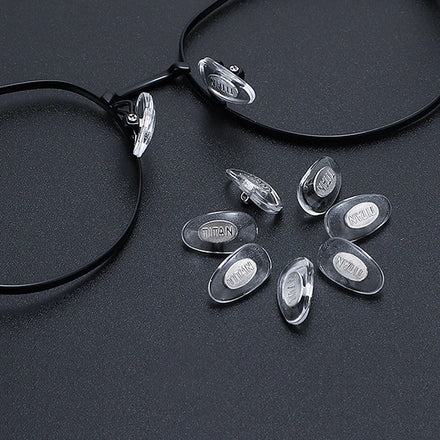 Wholesale Non slip Glasses Metal Core Nose Pads PVC Heighten Nose Pads Glasses Accessories Repair Titanium Nose Pads Eyeglasses