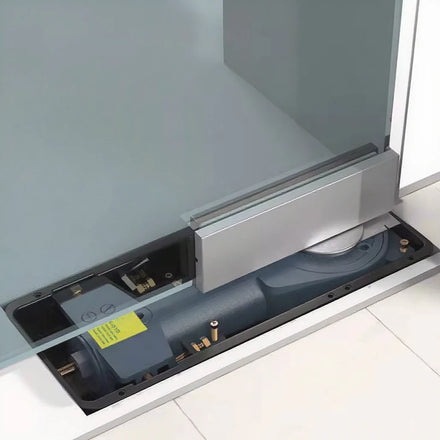 Modern Design Hydraulic Glass Door Closer Self-Closing Speedy Medium Floor Spring Hinge Manufacturing Combo YMC FLS-107 110kg