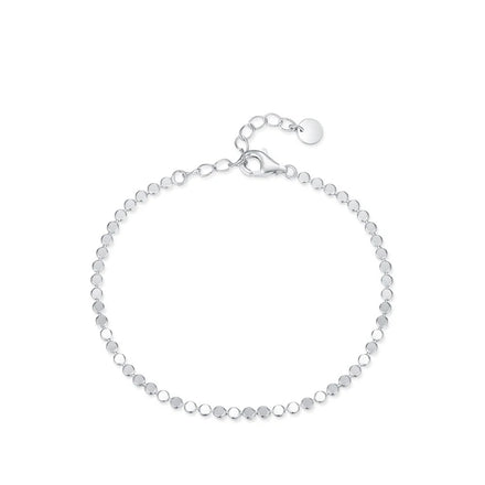 SL1646 925 Sterling Silver Simple Exquisite Female Chain Bracelet for Women Wedding Engagement Fine Jewelry Anniversary Gifts