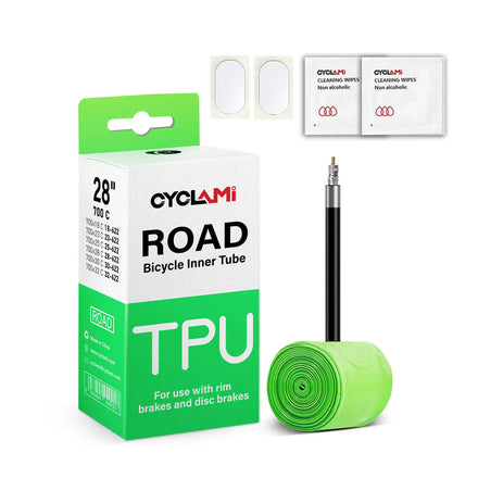 CYCLAMI High Quality Superlight 30g TPU Material Bike Inner Tube 45mm French Valve for Road Bicycles