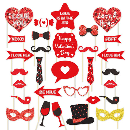 30 Piece Valentine's Day Wedding Creative Photography Props Funny Party Wedding Decoration Photography Cards Wholesale