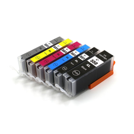 Tatrix canon pgi 550 cli 551 pigment ink cartrige for PIXMA IP7250 MX925
