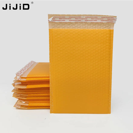 JIJID Thickened Kraft Paper Envelope with Shock-Absorbing Foam Waterproof & Moisture-Proof Express Packaging Bag