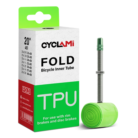 CYCLAMI Bicycle Tube Premium TPU Rim Tapes Strips MTB Bike Road Bike Folding Tire with Free Tire Patches