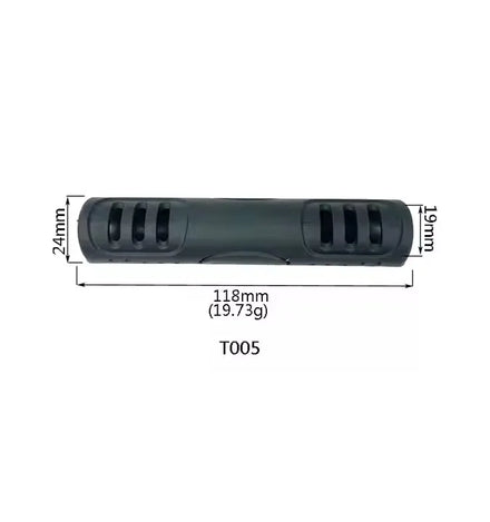 Durable Plastic Rubber Grip Tube Handle Webbing Strap for Hiking Luggage Special Bag Parts Accessories Replacement Carry Handles